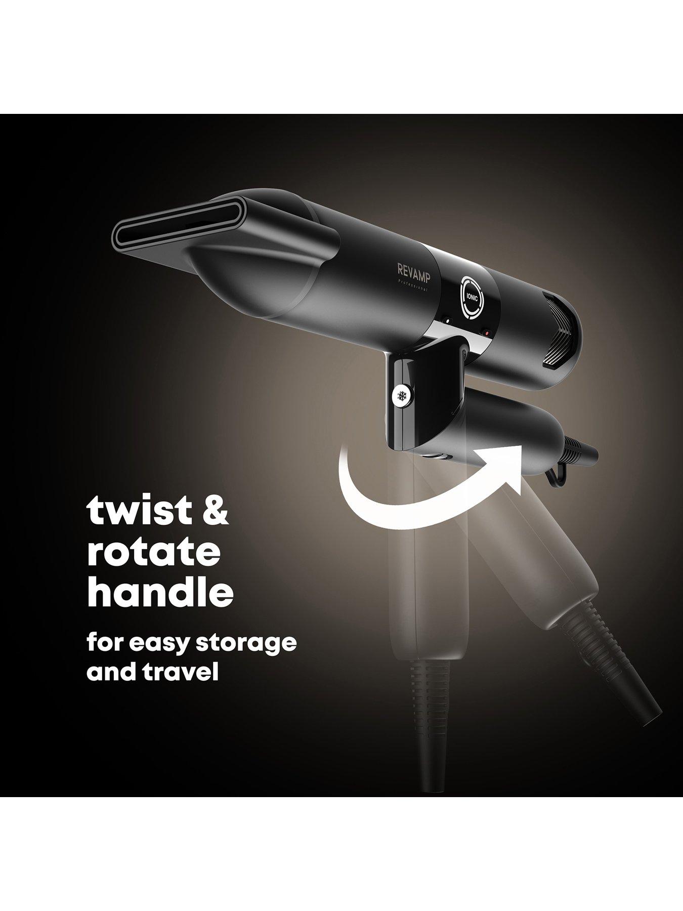REVAMP Enigma Precision Ionic Hair Dryer, Brushless Motor For Low