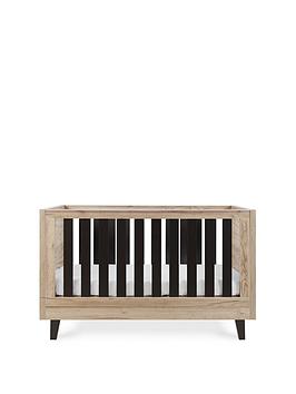 Product photograph of Tutti Bambini Como Cot Bed - Distressed Oak Slate from very.co.uk