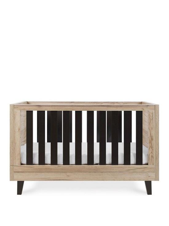 stillFront image of tutti-bambini-como-cot-bed-distressed-oakslate