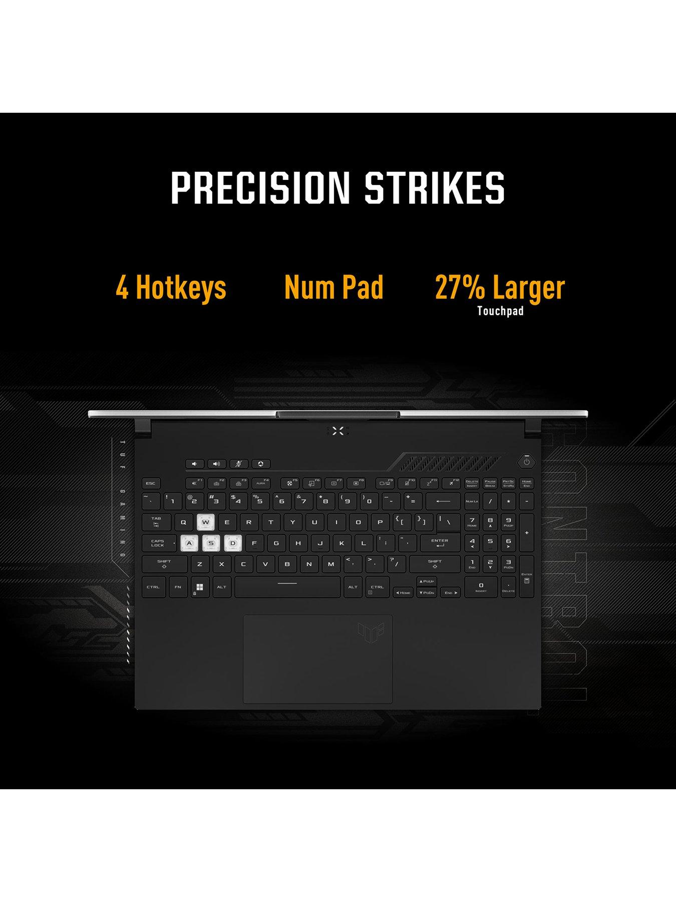 Image 4 of 7 of Asus TUF Dash F15 FX517ZM-HN114W Gaming Laptop - 15.6in FHD, Intel Core i7, GeForce RTX 3060, 16GB RAM, 1TB SSD