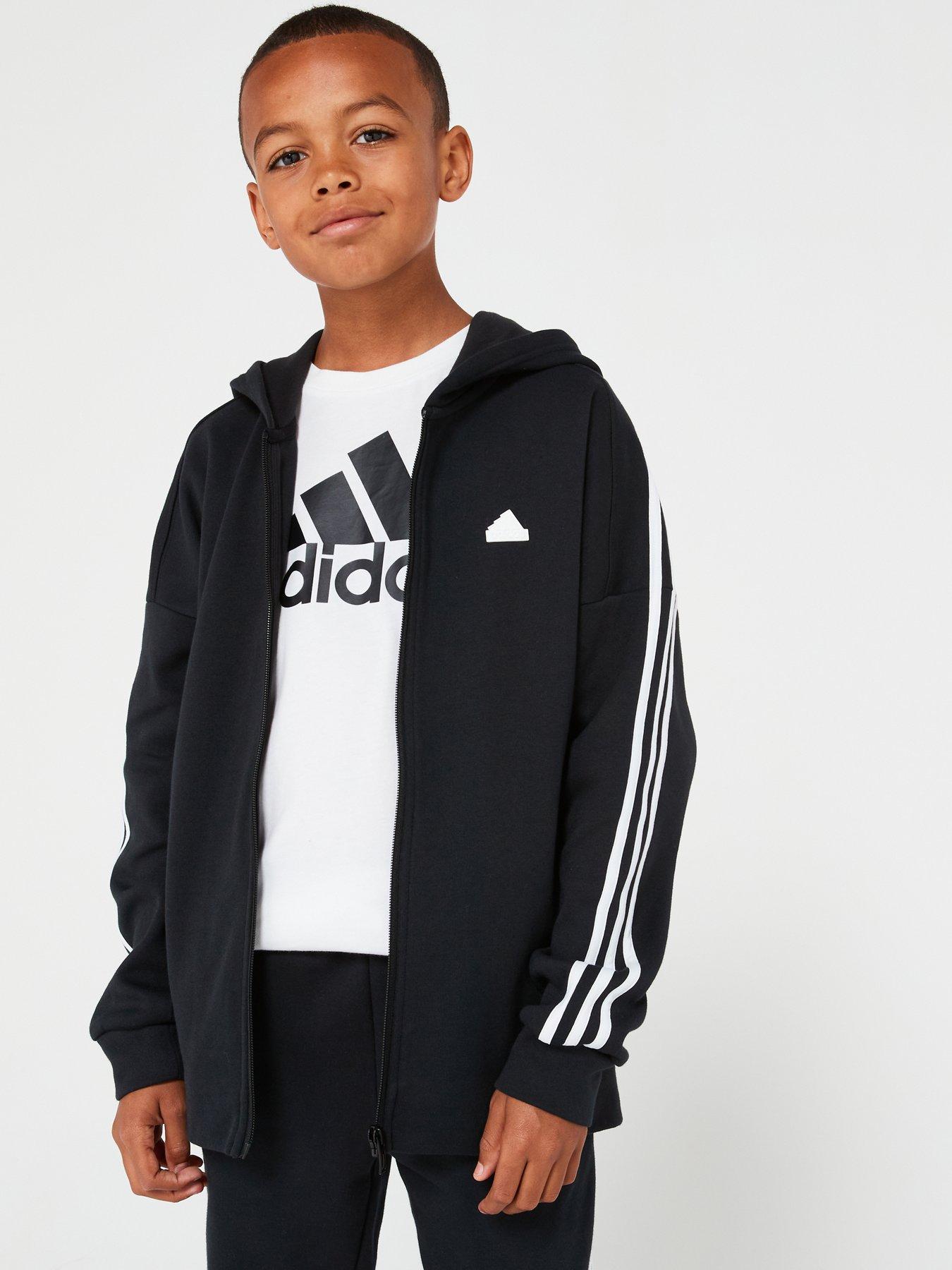 Adidas hoodie hotsell with zip pockets