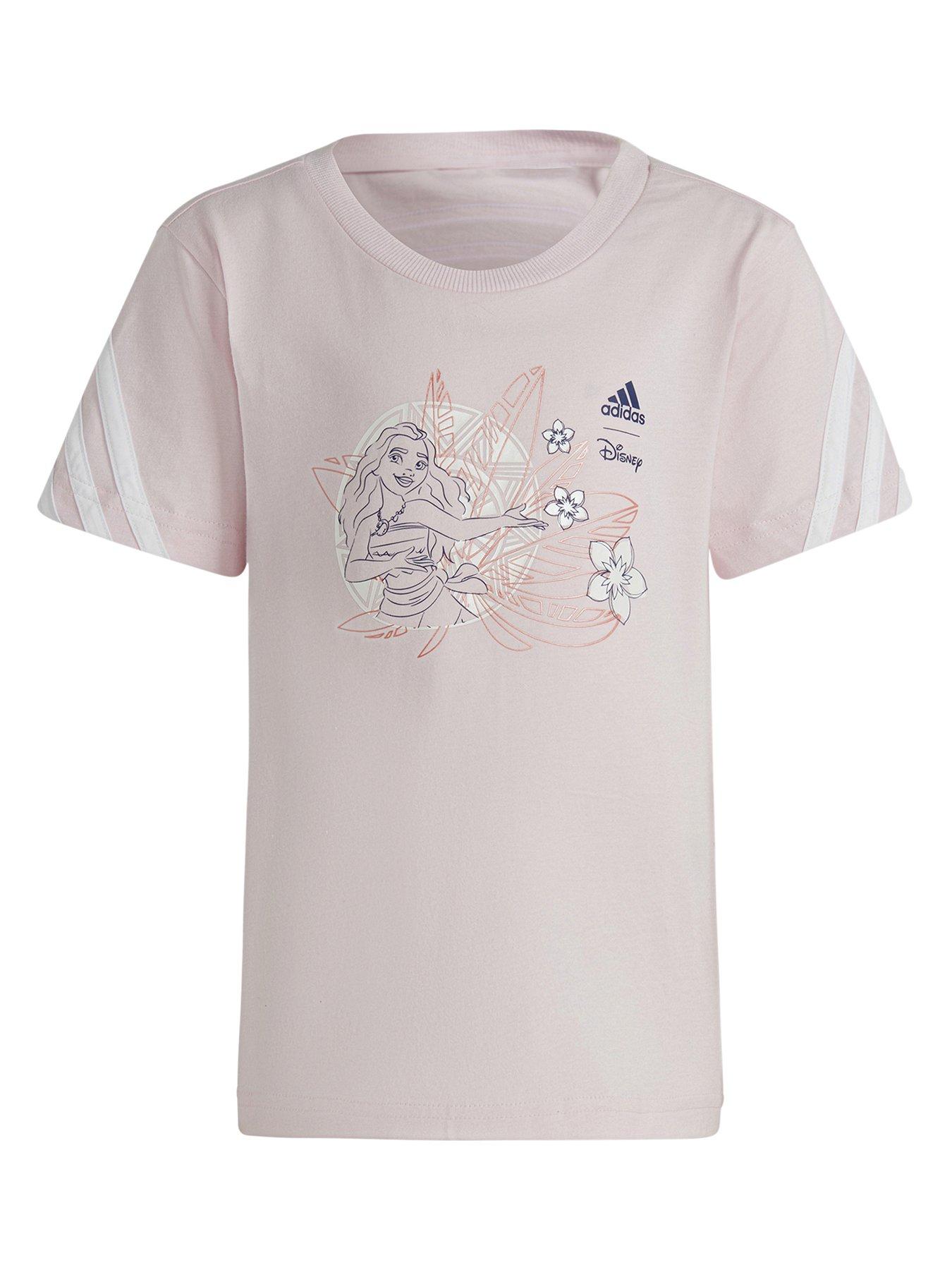 Light pink best sale adidas shirt