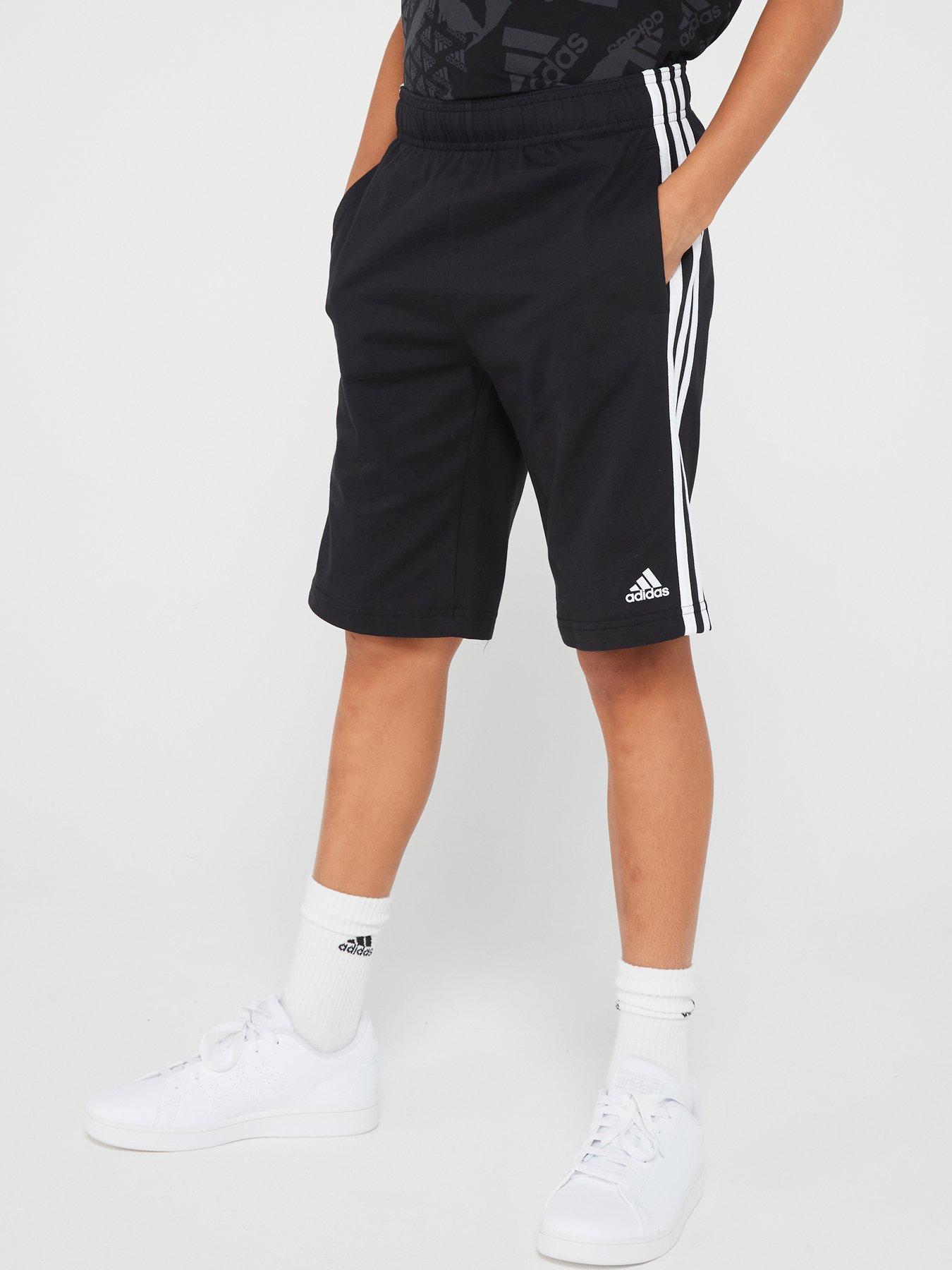 Image 1 of 5 of adidas Sportswear Junior Essentials Chelsea Shorts - Black/White