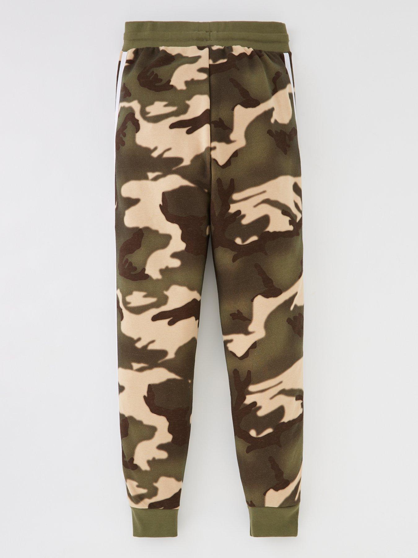 adidas Originals Junior Camo Print Pants - Khaki