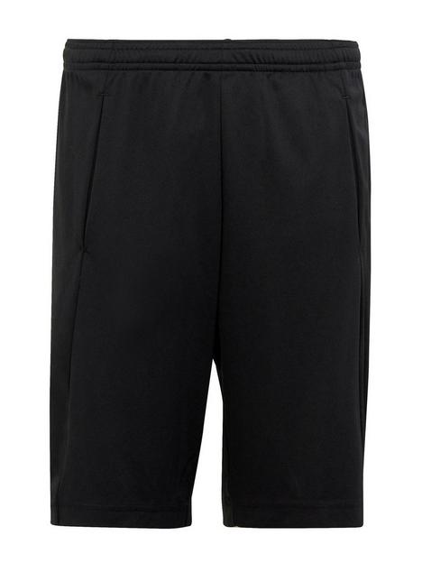adidas-sportswear-junior-boys-train-essentials-logo-shorts-blackwhite