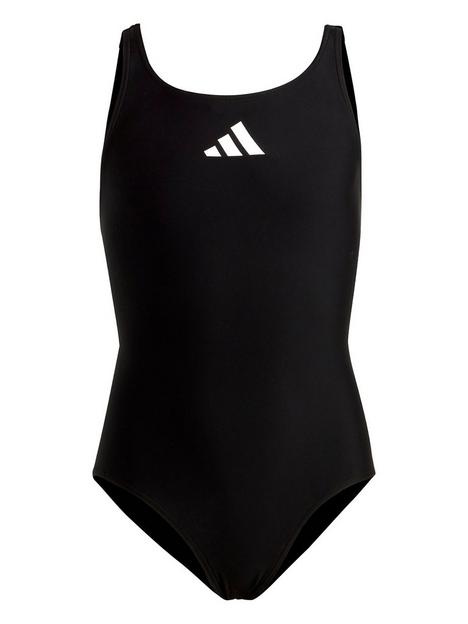 adidas-girls-3-bars-logo-swimsuit-black