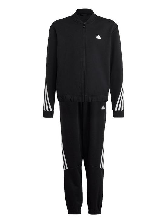 adidas Sportswear Junior Future Icons 3 Stripe Tracksuit - Black/White ...
