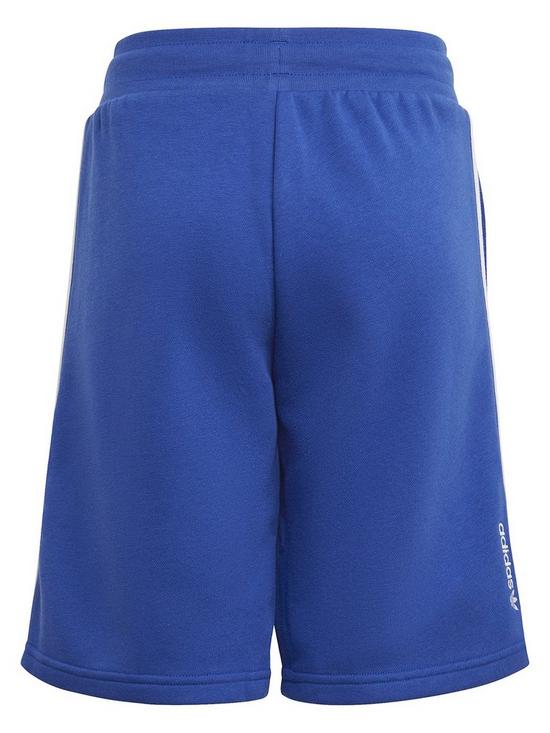 back image of adidas-originals-junior-adicolor-shorts-blue