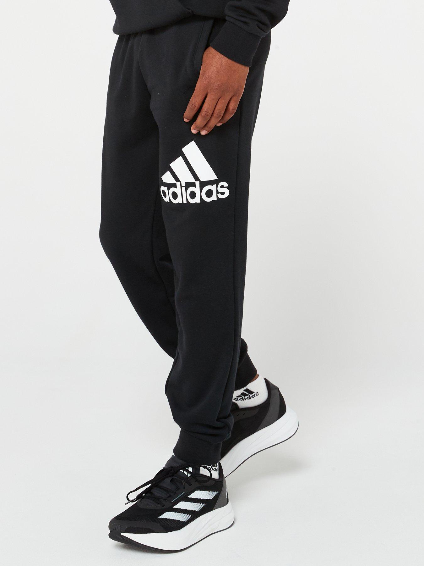 adidas Men's Warm-up Tricot Regular Badge of Sport Track Pants Large Black