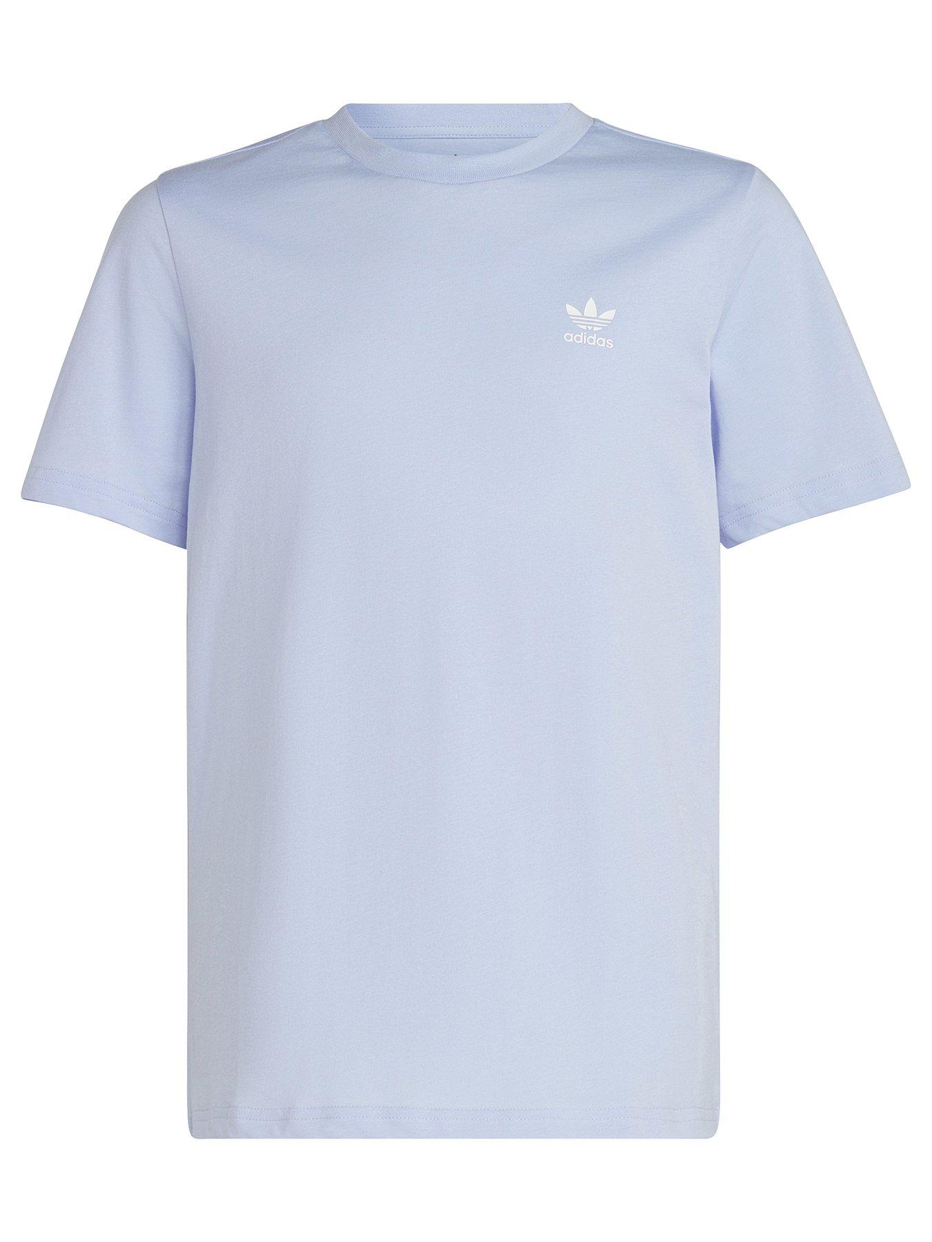 Baby blue adidas store t shirt