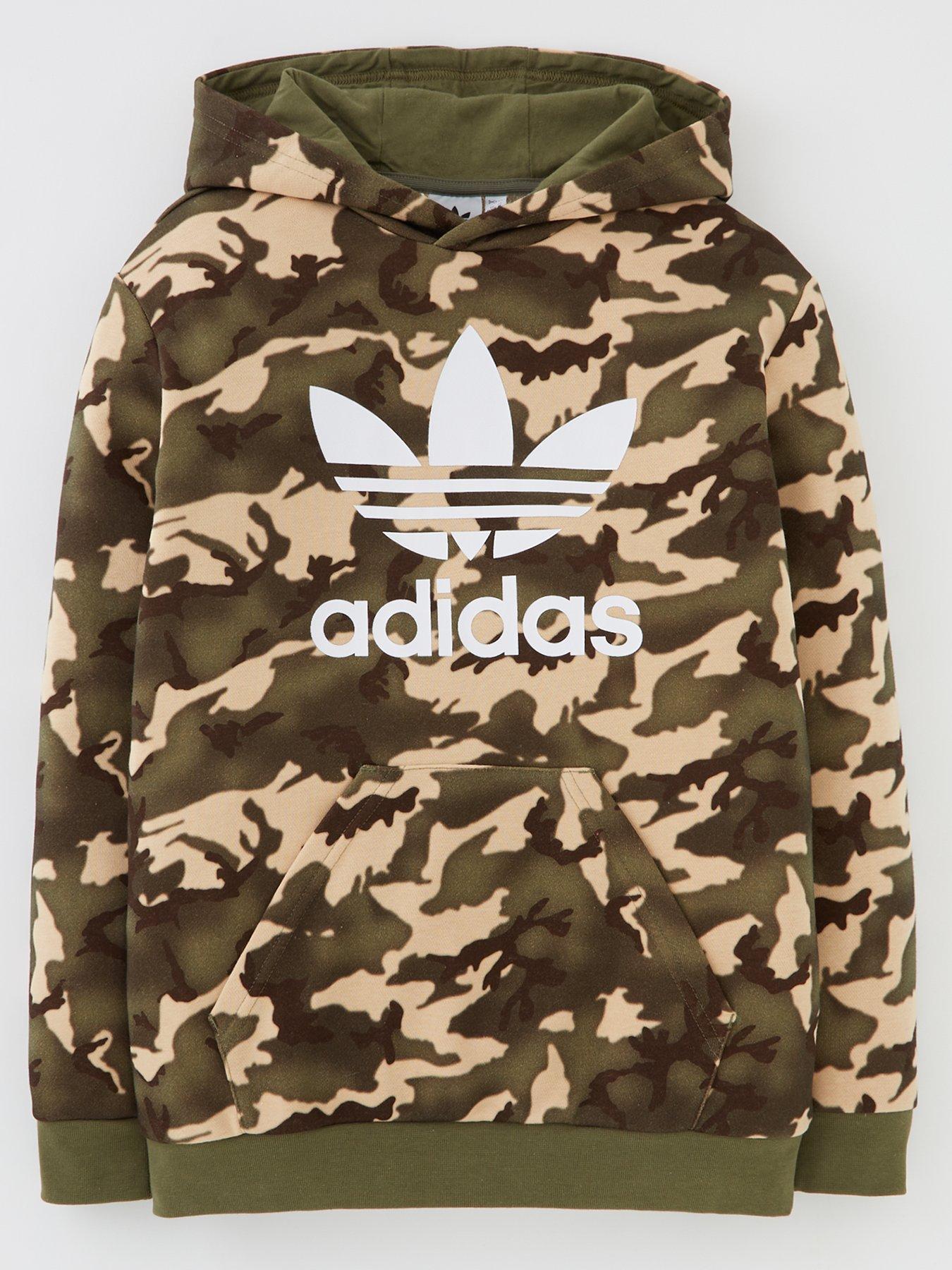 Adidas camo cheap hoodie youth