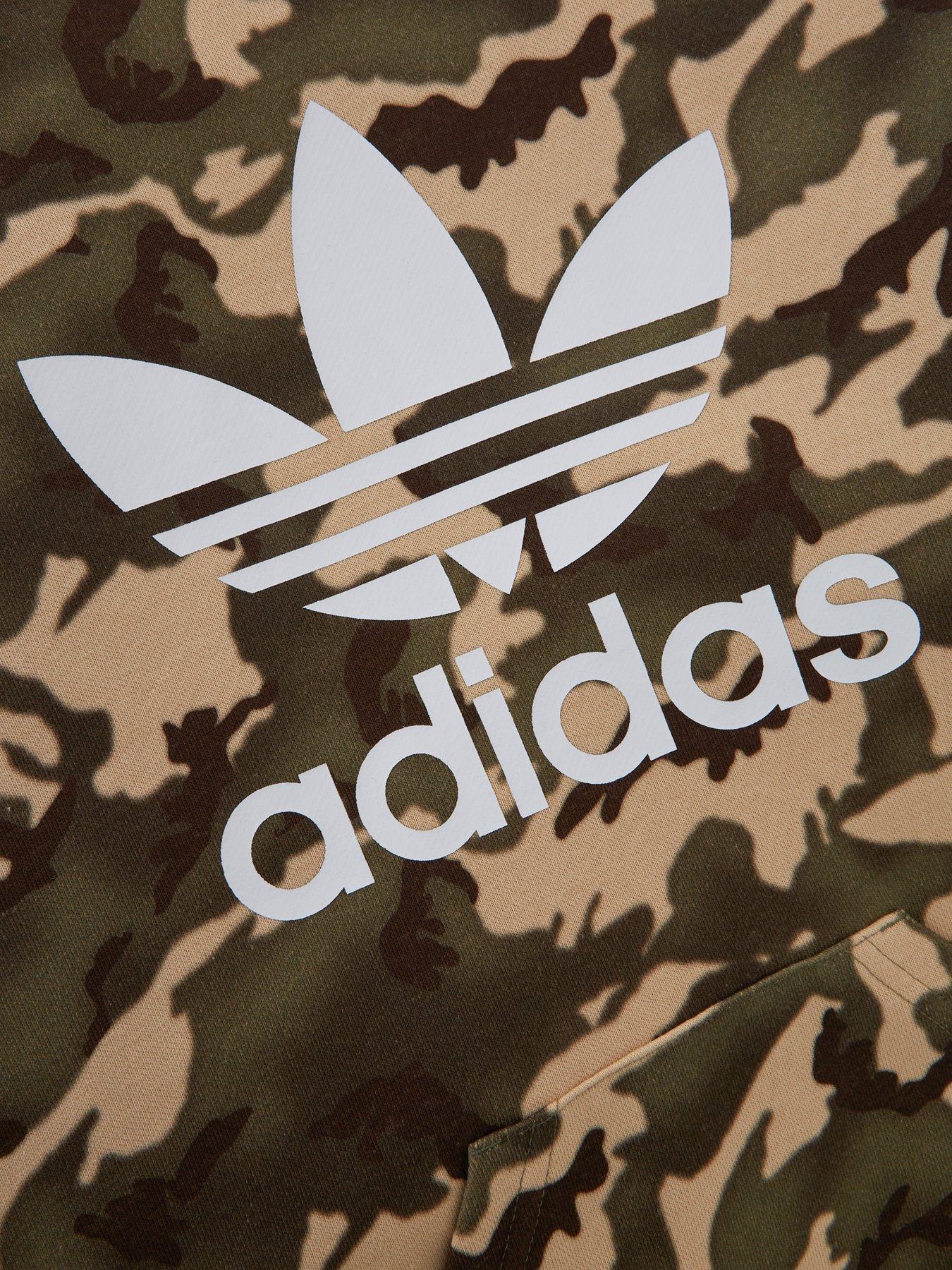 Adidas camo hoodie outlet junior