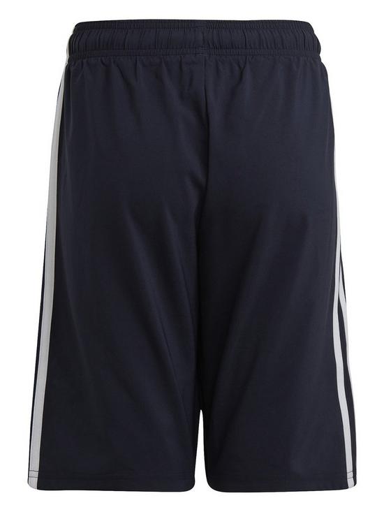 back image of adidas-sportswear-junior-essentials-shorts-navy