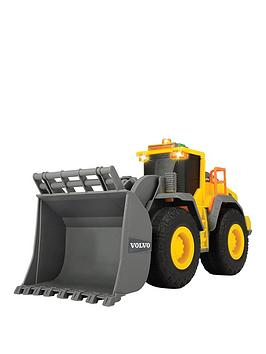 dickie toys volvo wheel loader with lights & sounds