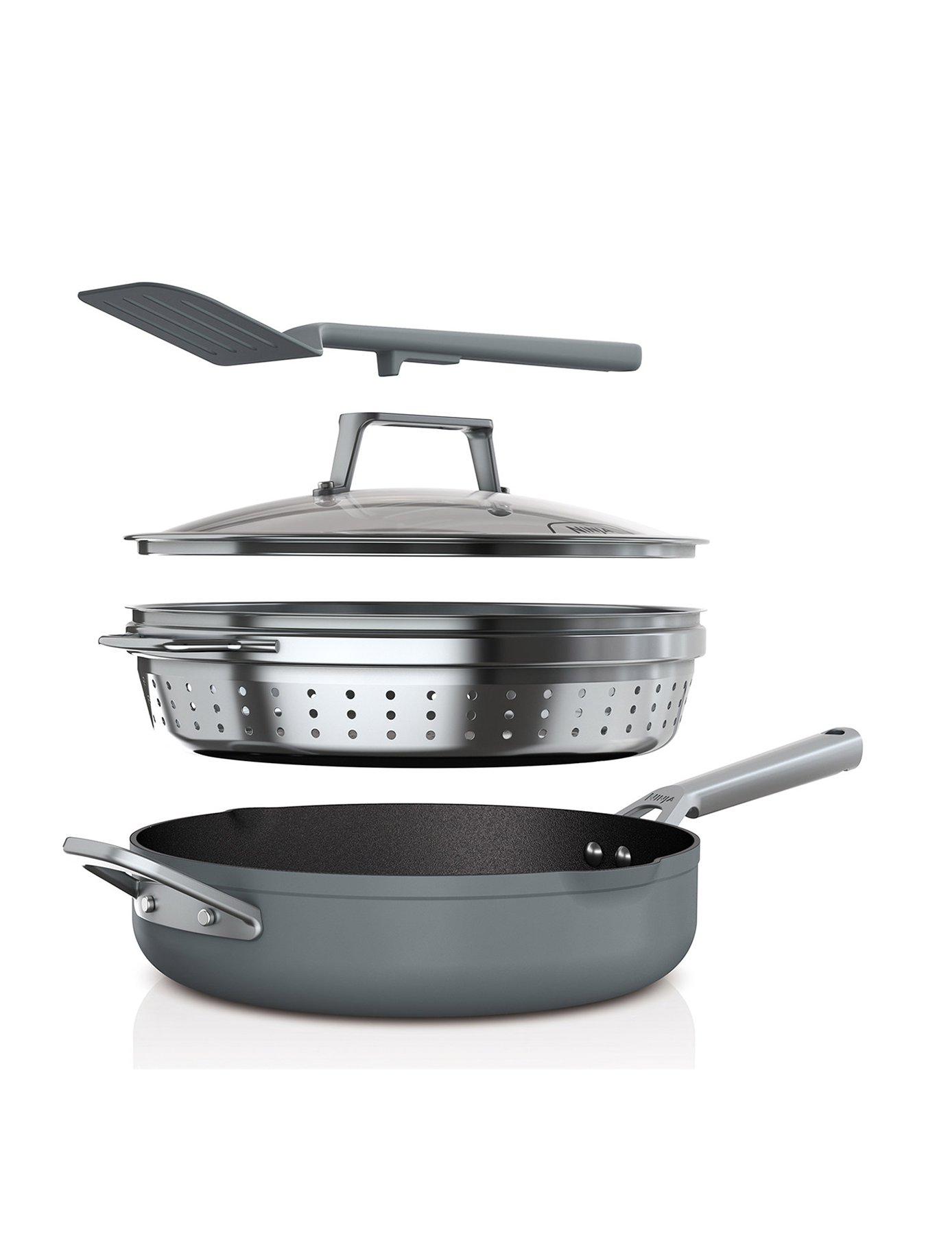 undefined Foodi ZEROSTICK 9-in-1 PossiblePan, non stick in - Sea Salt Grey - CW102GYUK
