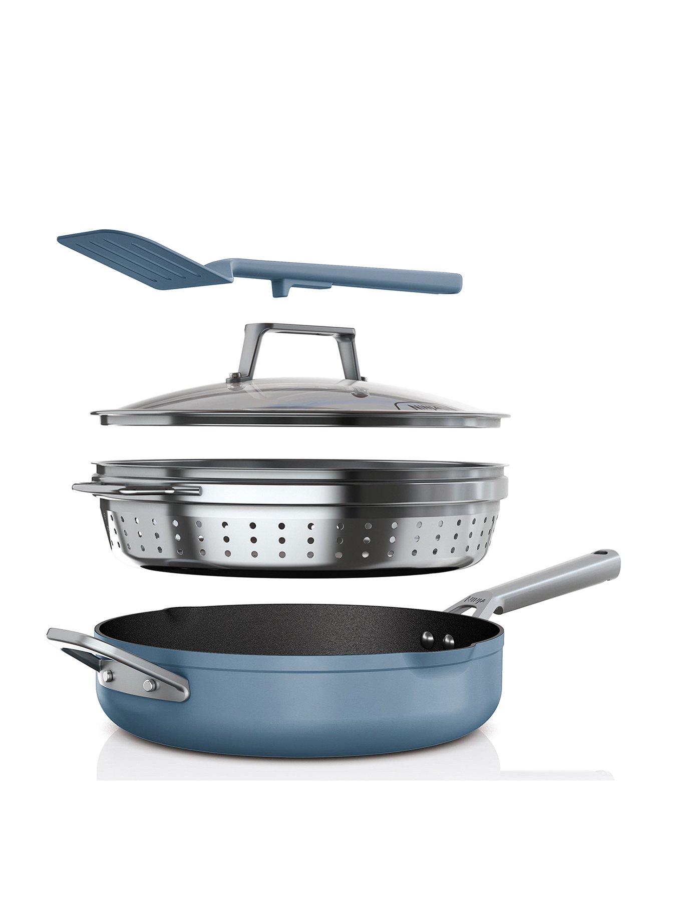 Tefal Ingenio Emotion 10 Piece Stainless Steel Pan Set L897SA74 RRP £225