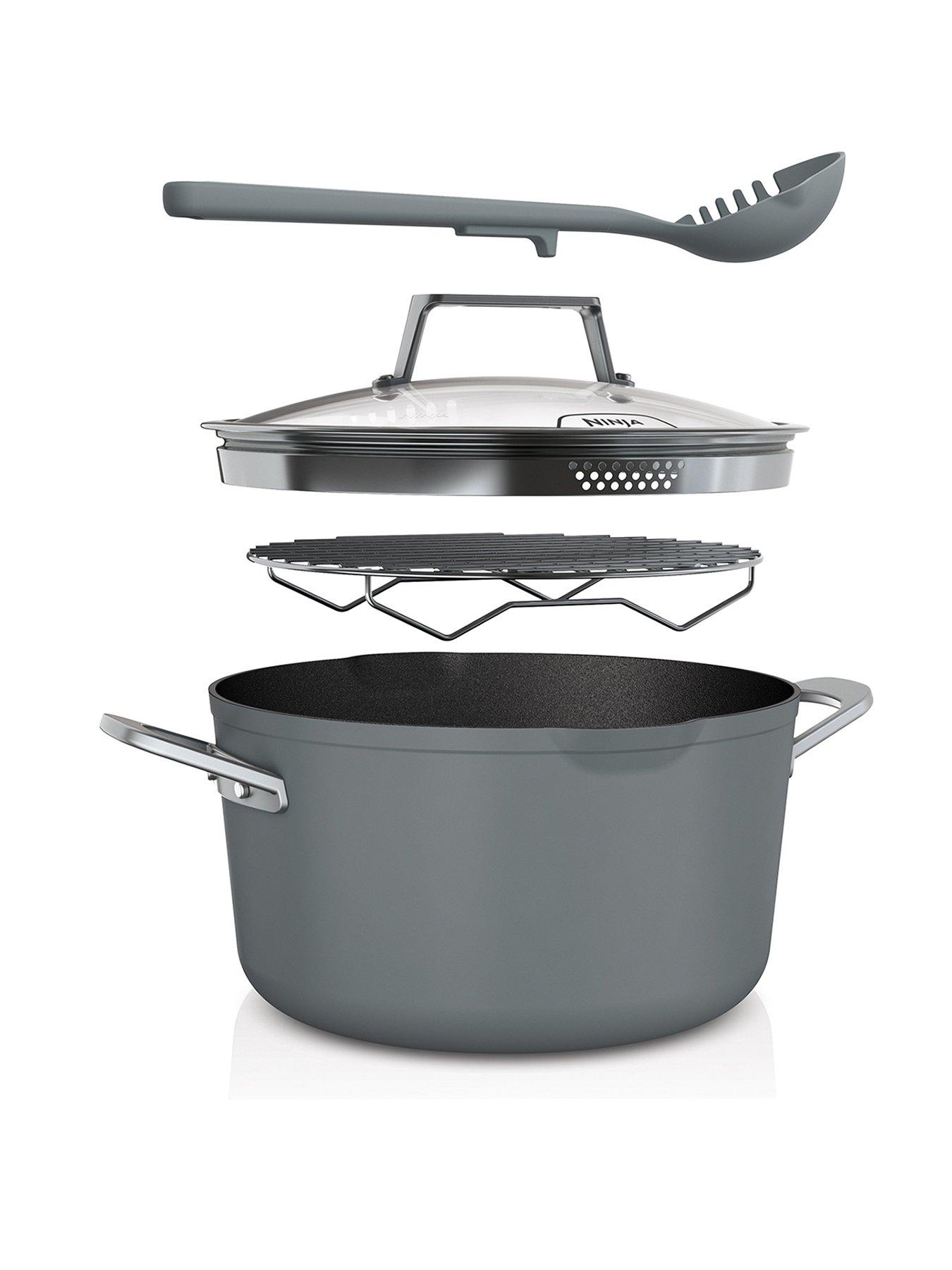 NINJA Foodi ZEROSTICK 8-in-1 PossiblePot, non stick - Sea Salt Grey - CW202GYUK