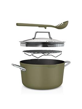 Product photograph of Ninja Foodi Zerostick 8-in-1 Possiblepot Non Stick - Olive Green from very.co.uk
