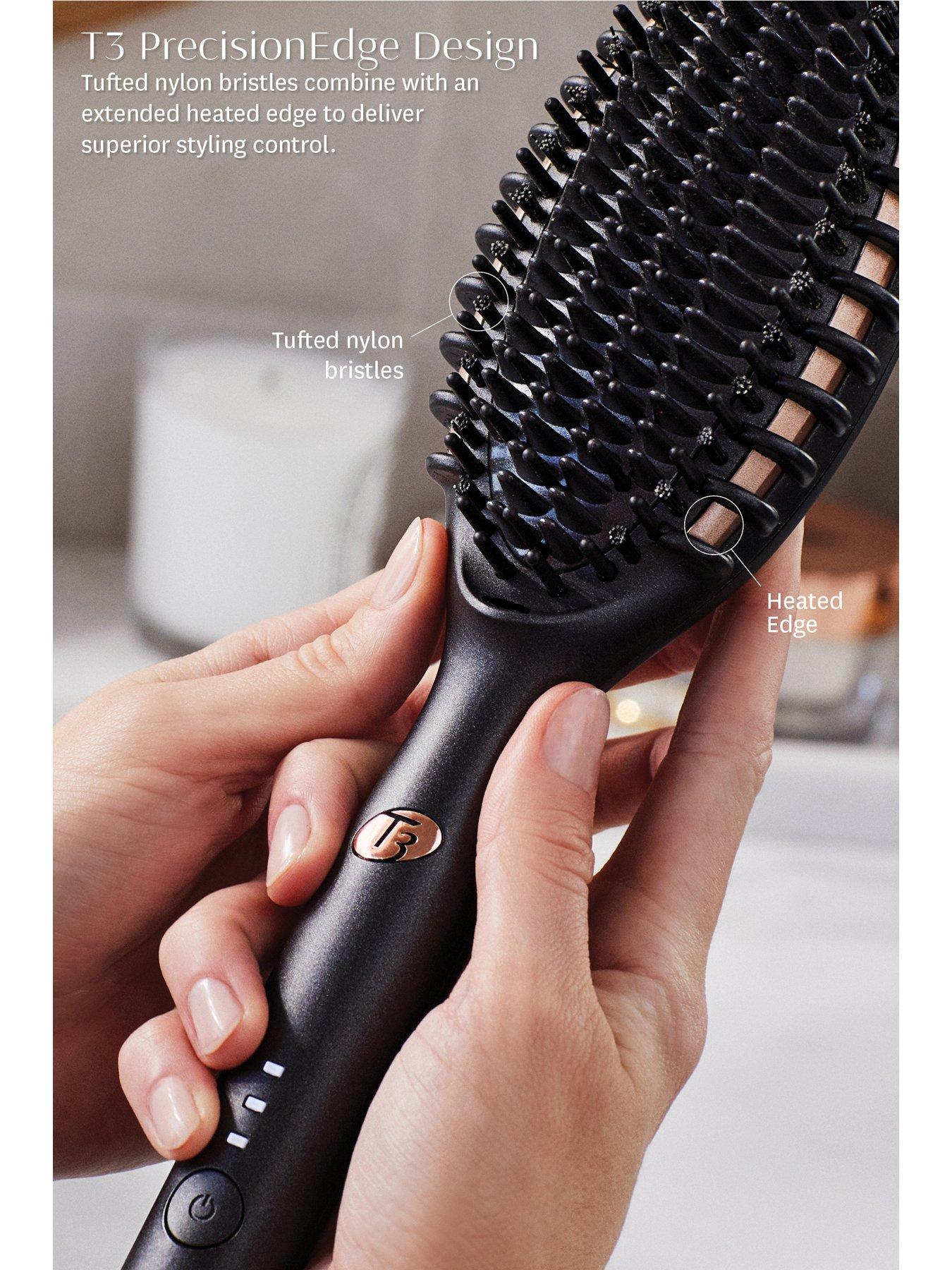 T3 Edge Smoothing & Styling Heated Brush very.co.uk
