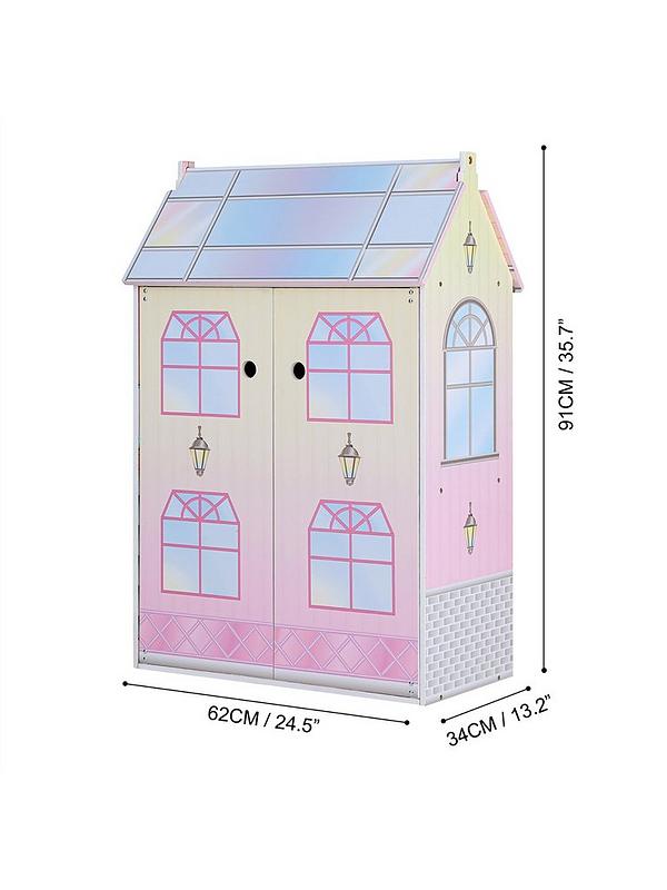 Image 3 of 6 of Teamson Kids Olivia's Little World - Dreamland Glasshouse 12" Doll House - Multi-Colour