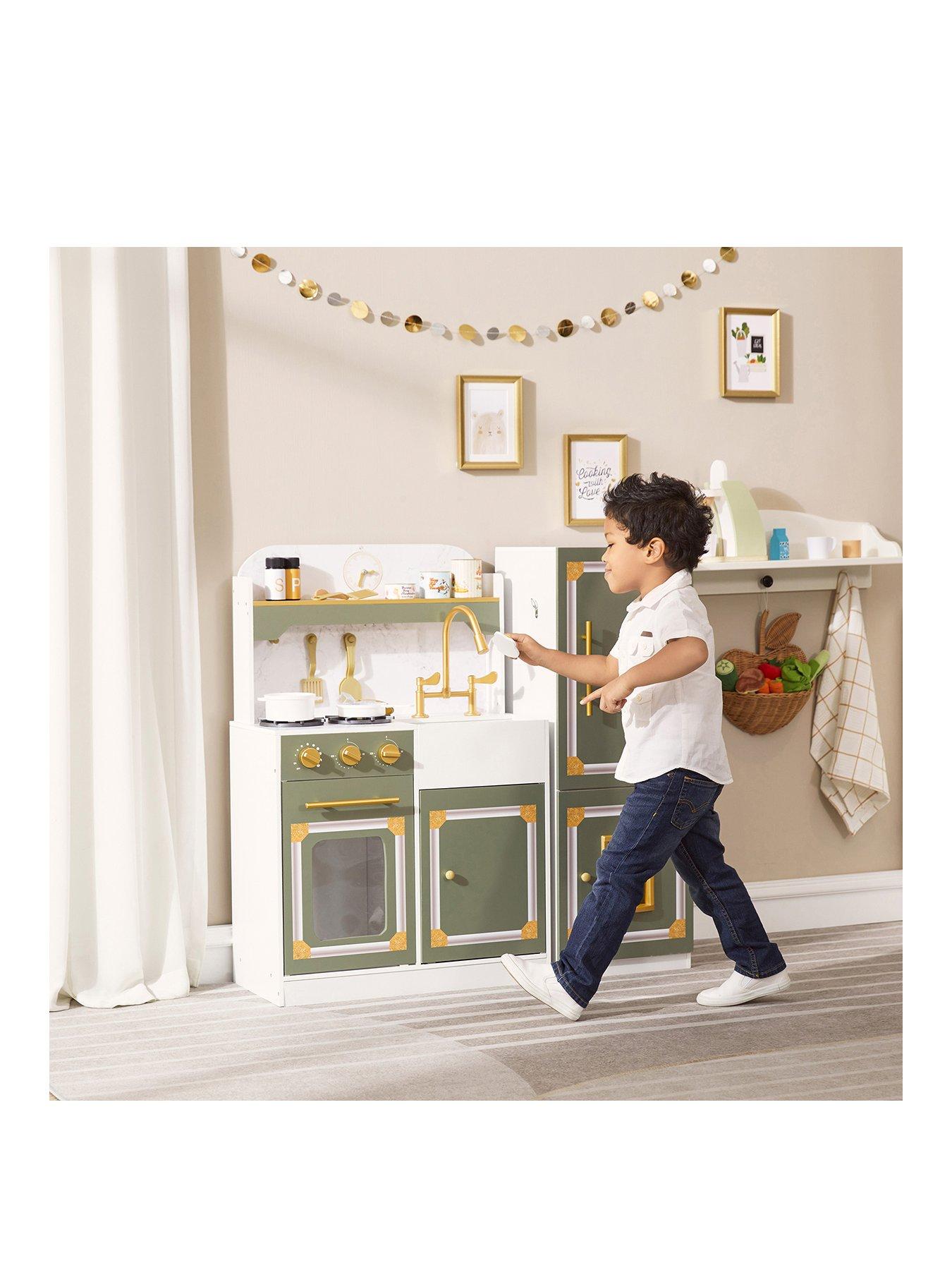 Teamson Kids Versailles Deluxe Classic Play Kitchen Olive green Very