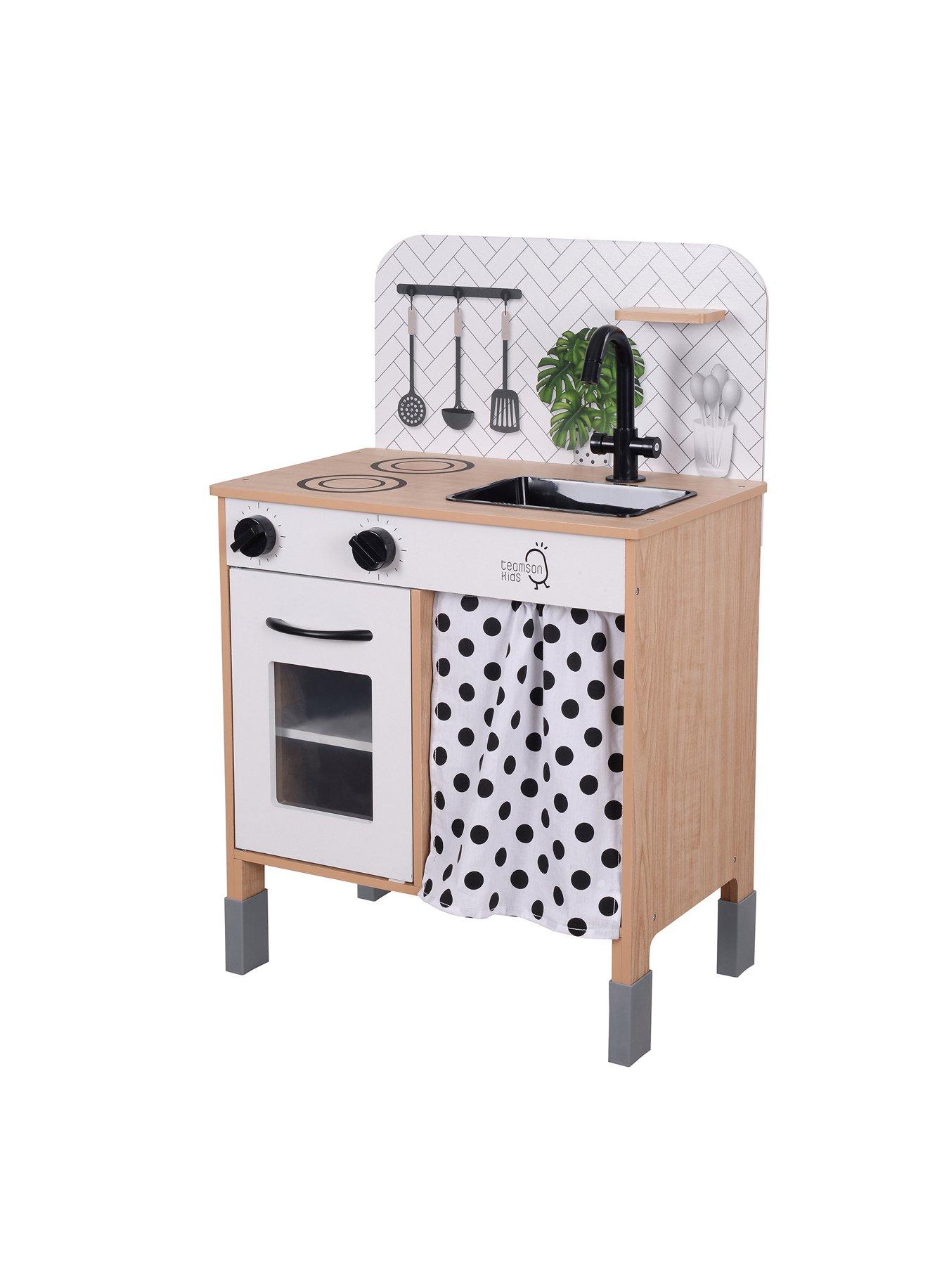 Teamson Kids Little Chef Philly Modern Play Kitchen White/Wood very