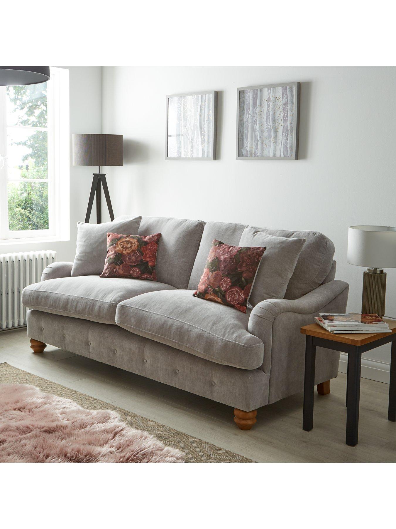 Very Home Millie Fabric 3 Seater Sofa - Made to order in the UK