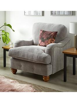 Product photograph of Very Home Millie Fabric Armchair from very.co.uk