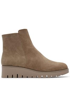 Rockport Dania Ankle Boots - Taupe