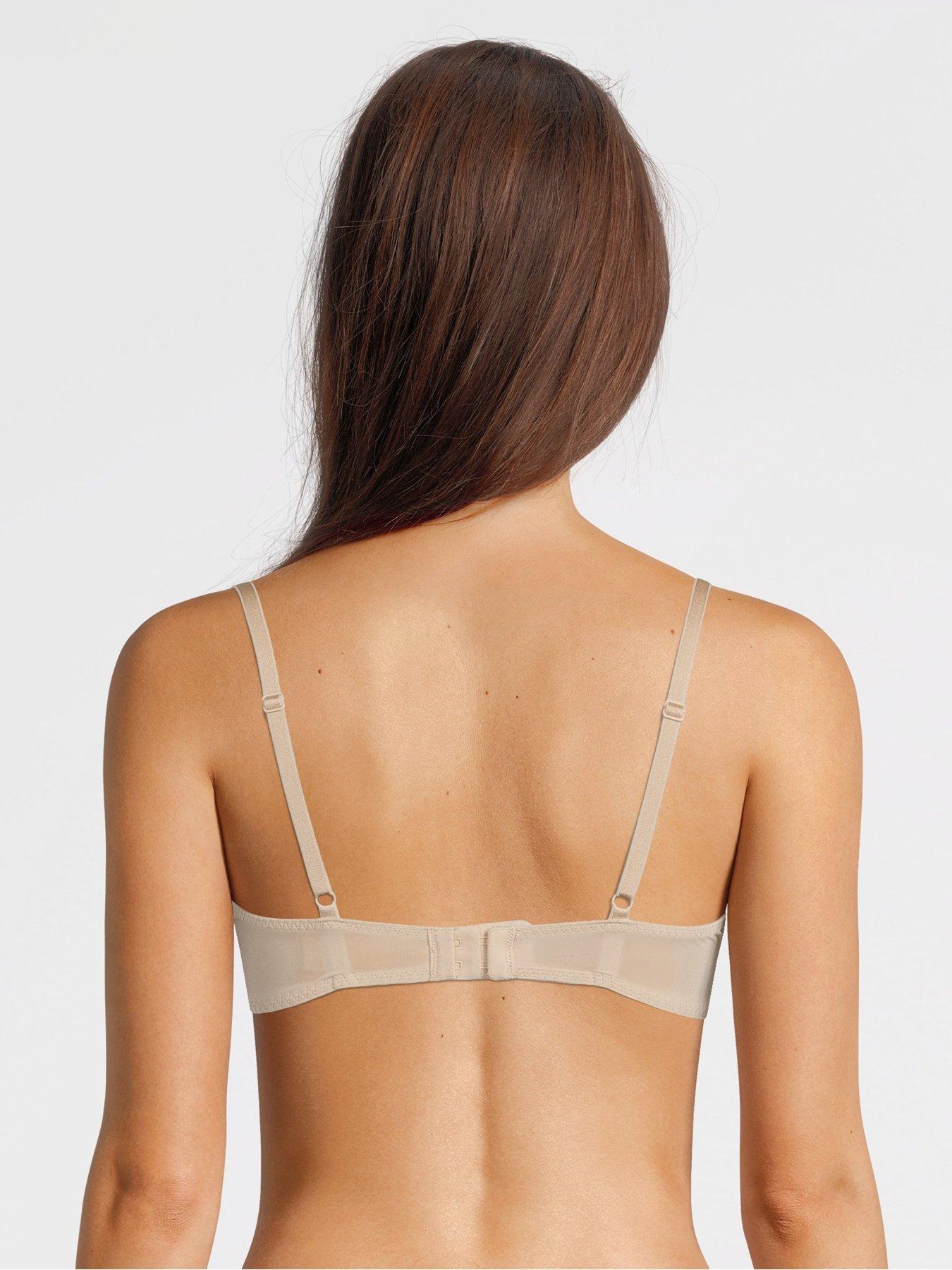 Image 3 of 6 of DORINA 2pk&nbsp;Louise Light Padded Demi Bra - Black/Beige