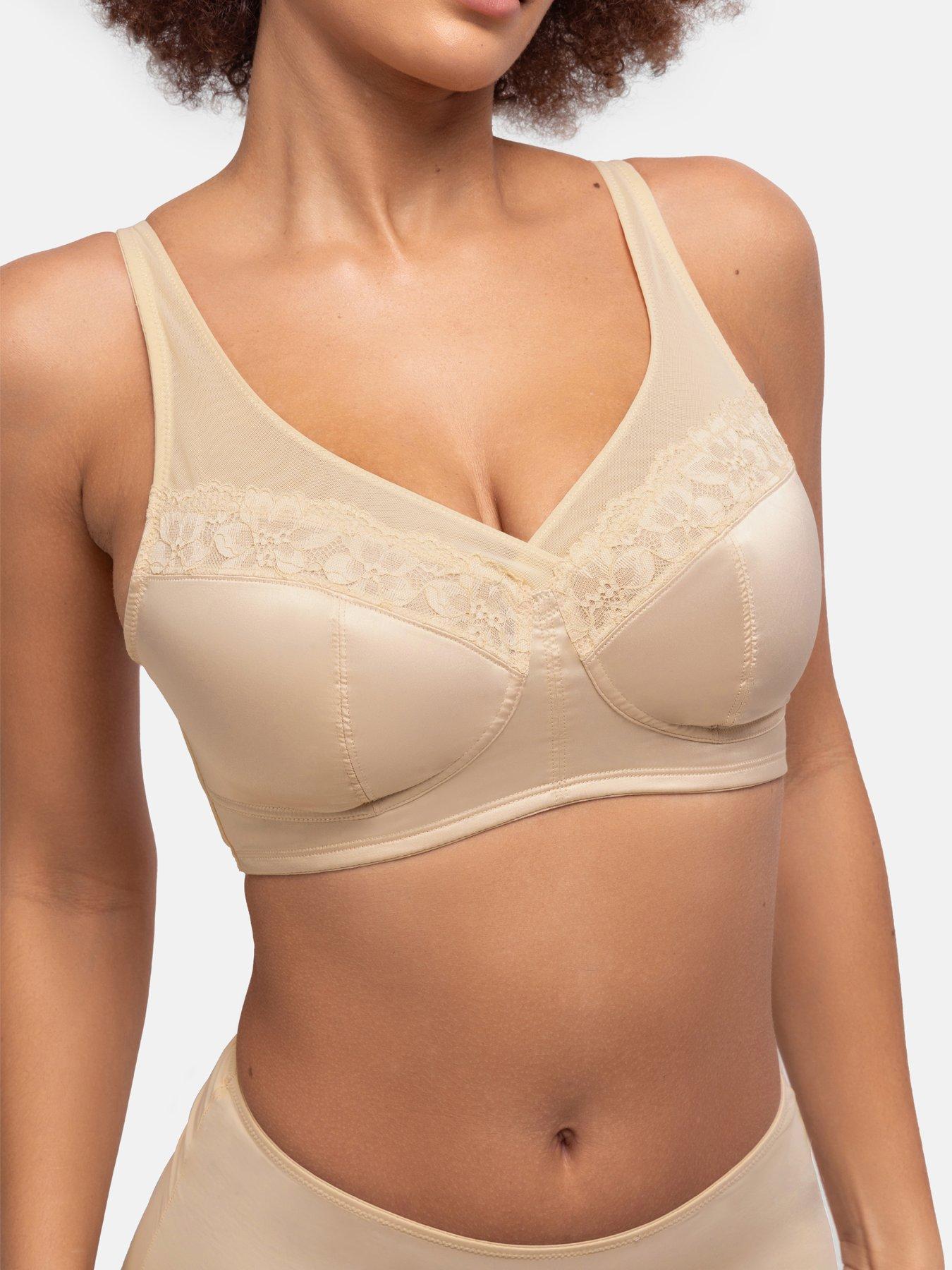 DORINA Teagan Full Cup Wireless Non Padded Minimizer - Beige