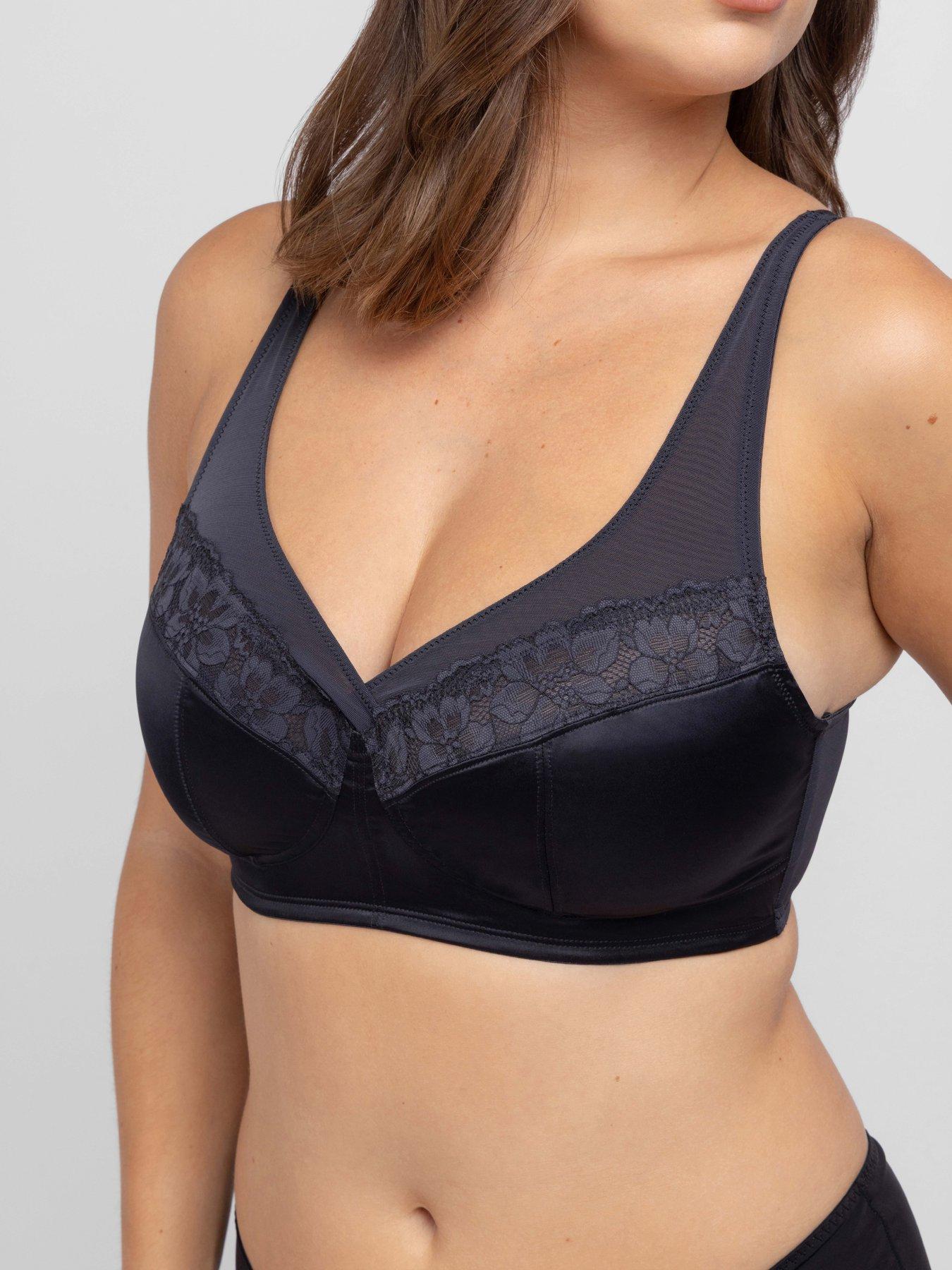 DORINA Teagan Full Cup Wireless Non Padded Minimizer Bra - Black