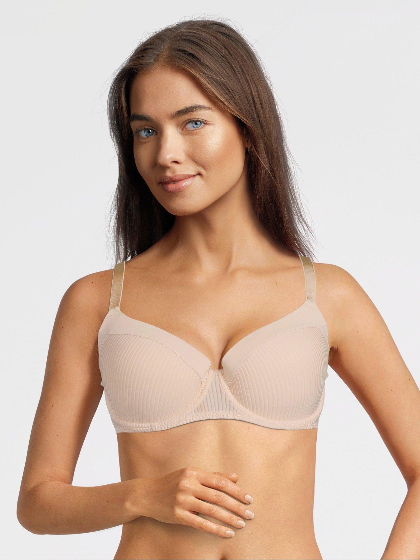 Image 2 of 6 of DORINA Full Cup&nbsp;Carmen Bra 2 Pack - Beige/Black