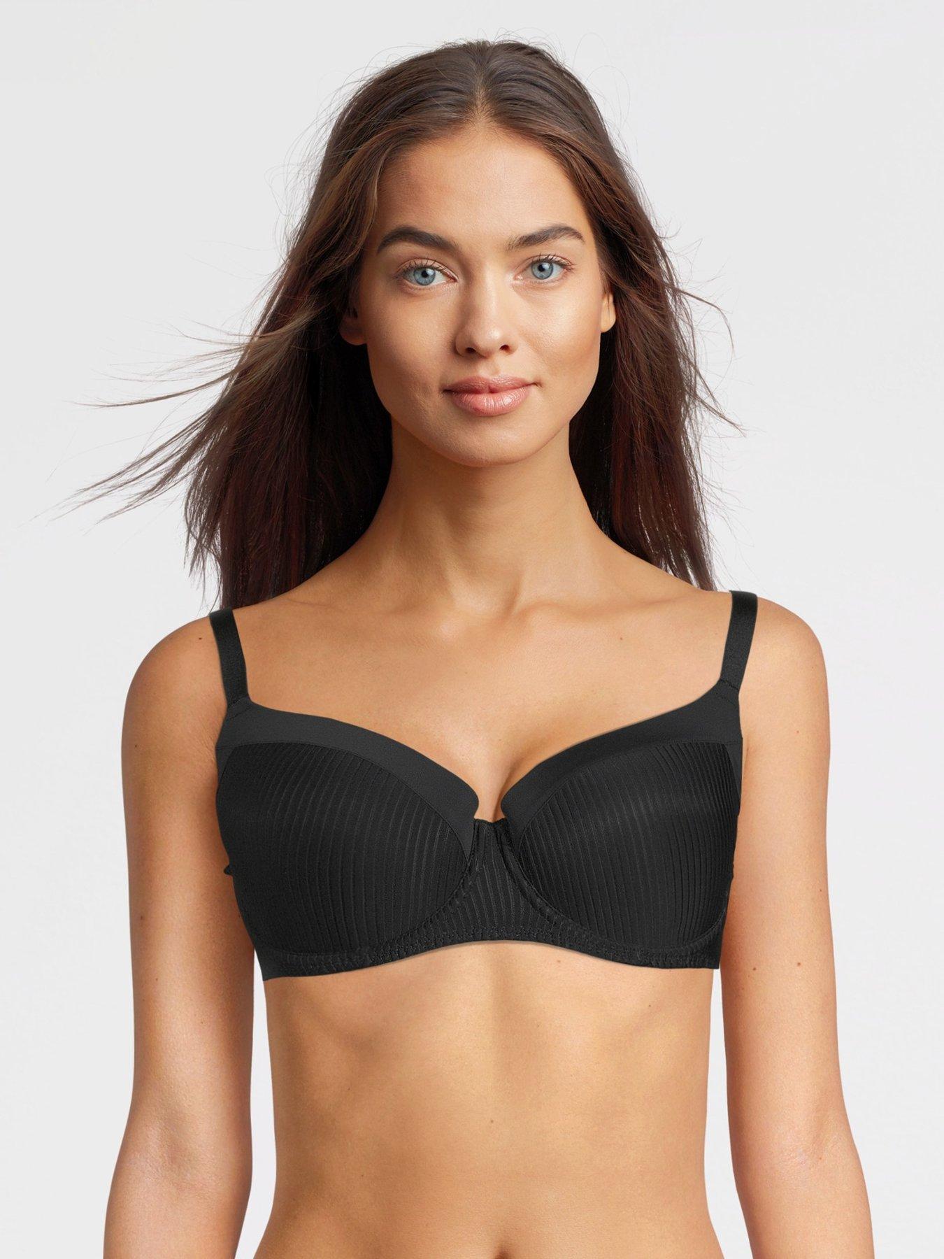 Image 4 of 6 of DORINA Full Cup&nbsp;Carmen Bra 2 Pack - Beige/Black