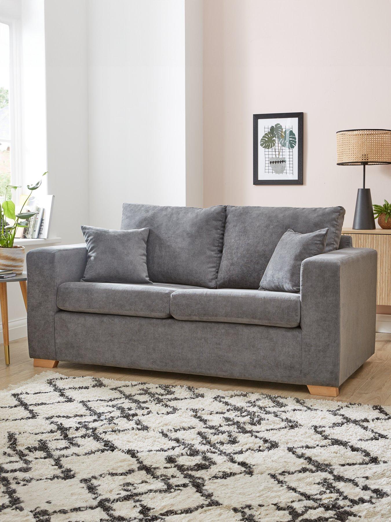 Product photograph of Very Home Valencia Fabric 2 Seater Sofa from very.co.uk