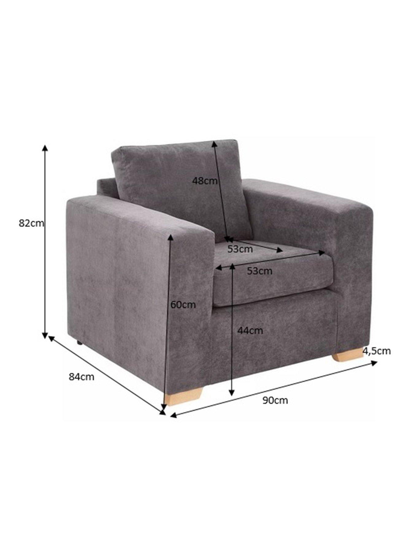 Image 6 of 6 of Very Home Valencia Fabric Armchair