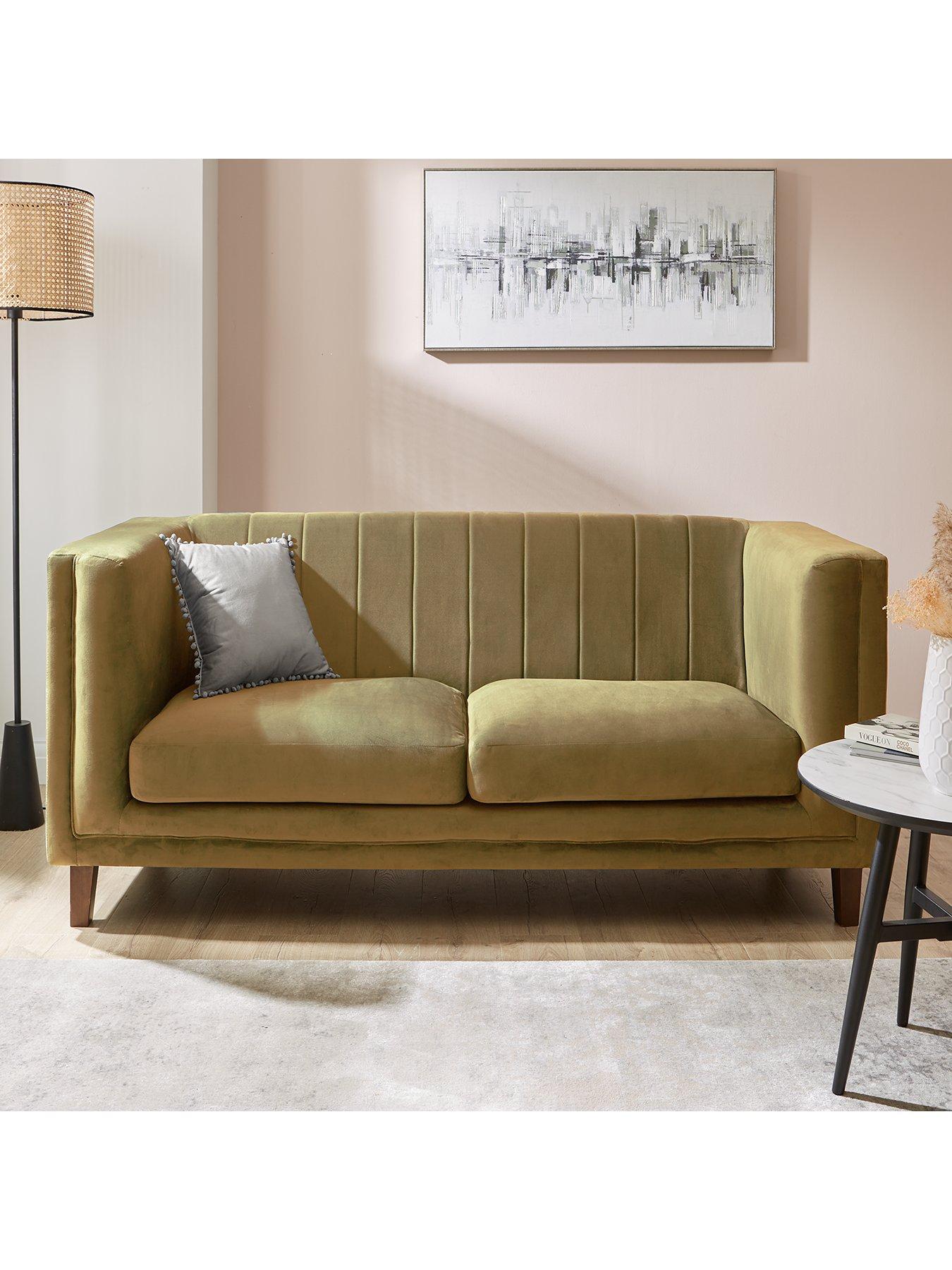 Product photograph of Very Home Porto Fabric 2 Seater Sofa from very.co.uk
