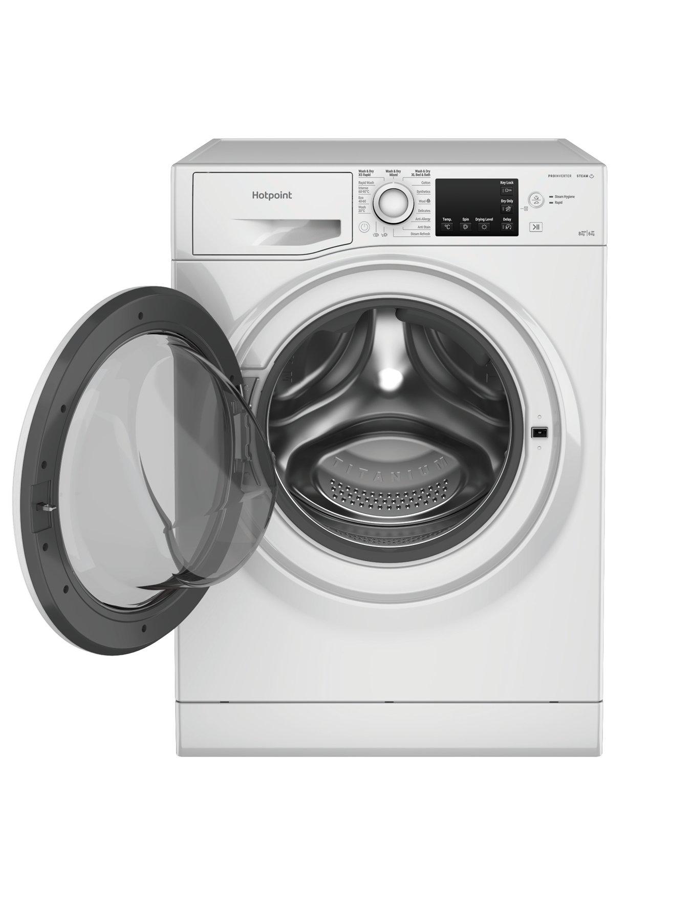Image 2 of 7 of Hotpoint NDB8635WUK D|B 8+6KG 1400 Rpm Washer&nbsp;Dryer - White
