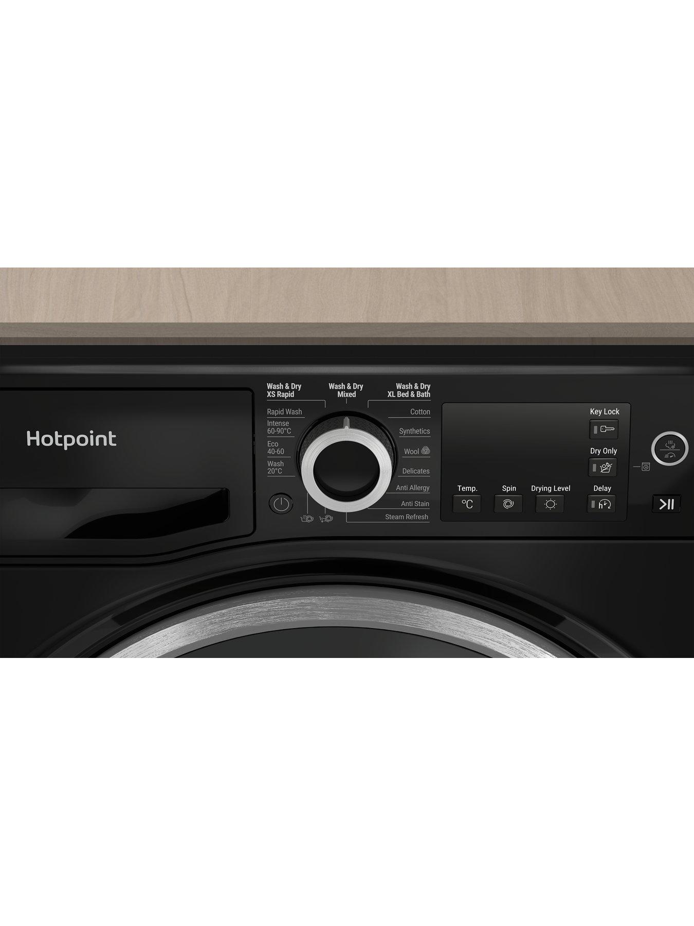 Image 5 of 7 of Hotpoint NDB9635BSUK D|B 9+6KG 1400rpm Washer-Dryer - Black &amp; Silver