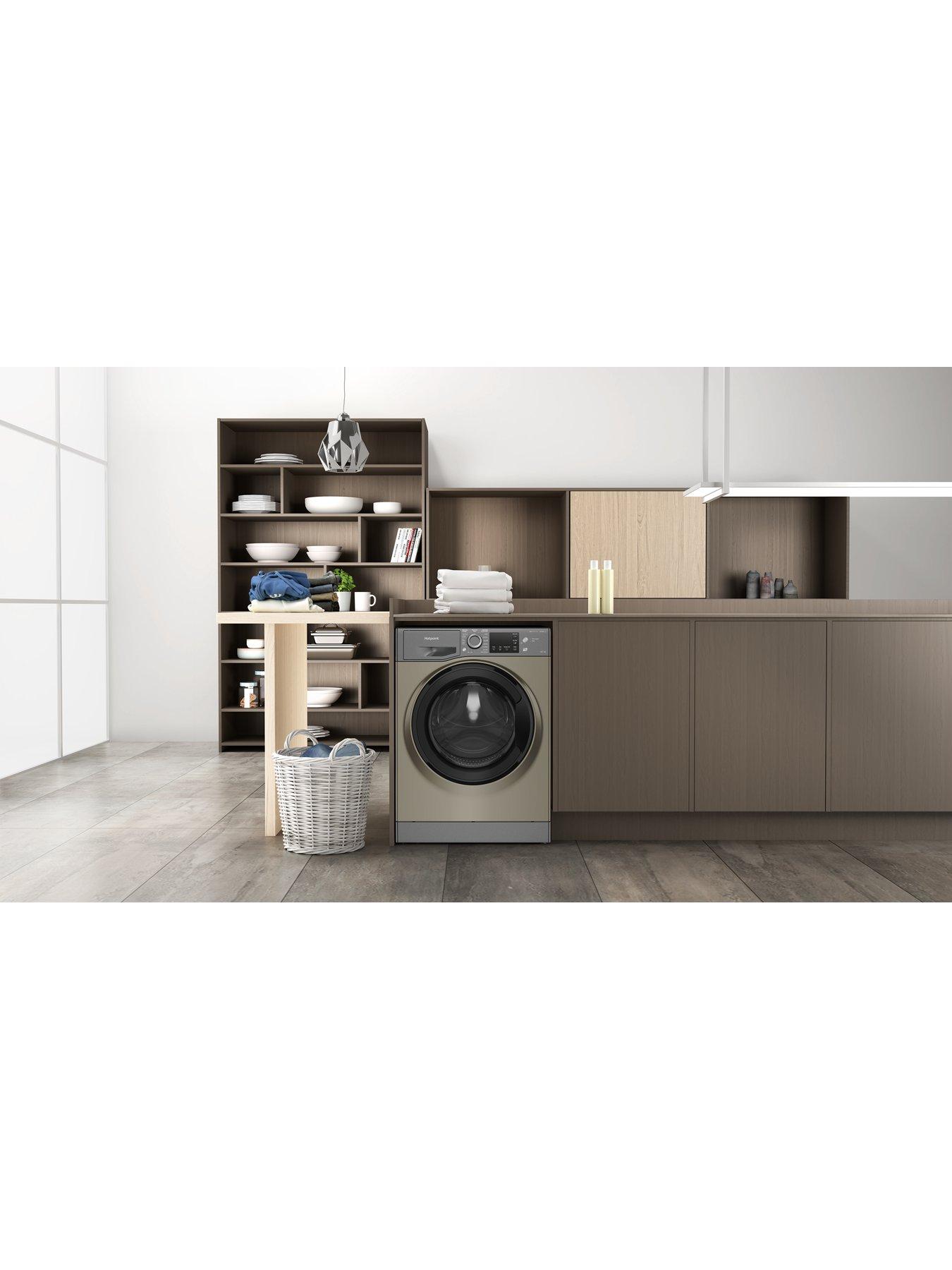Image 3 of 7 of Hotpoint NDB9635GKUK D|B 9+6KG 1400rpm Washer Dryer - Black