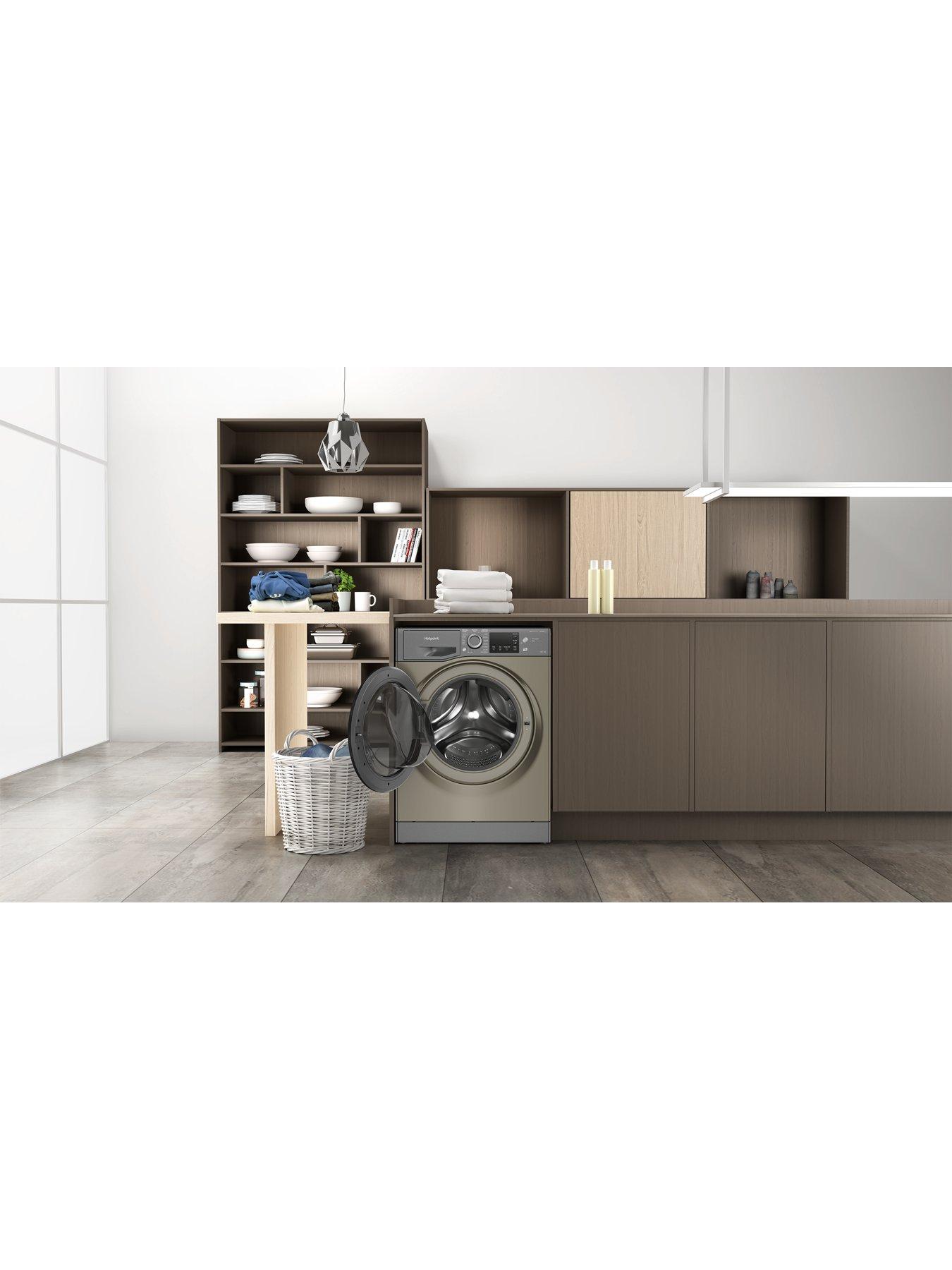Image 4 of 7 of Hotpoint NDB9635GKUK D|B 9+6KG 1400rpm Washer Dryer - Black