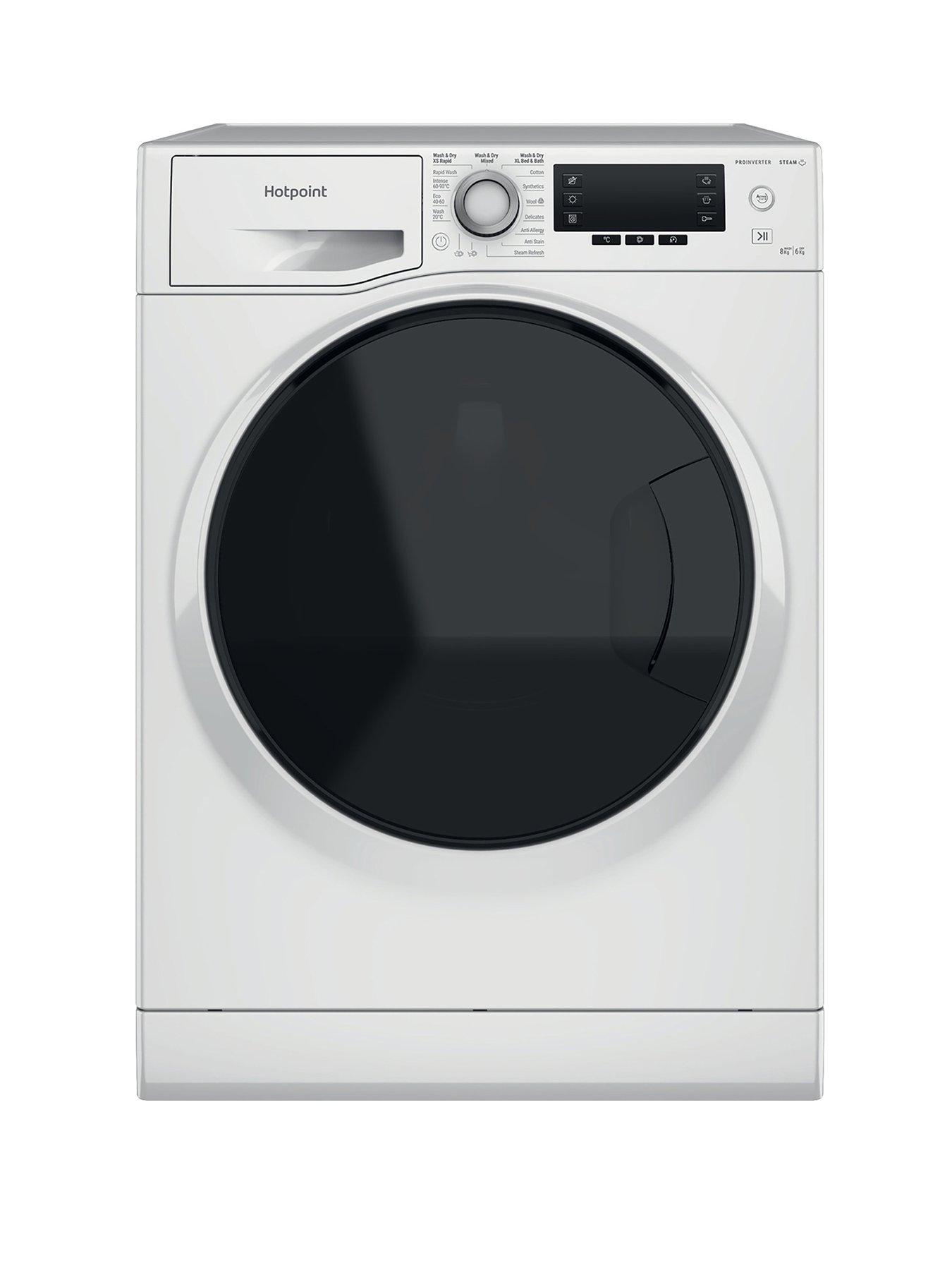 Product photograph of Hotpoint Ndd8636dauk D A 8 6kg 1400 Rpm Washer Dryer from very.co.uk