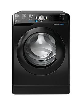 Indesit Innex Bwe91496Xkukn 9Kg Load, 1400Rpm Spin Washing Machine - Black