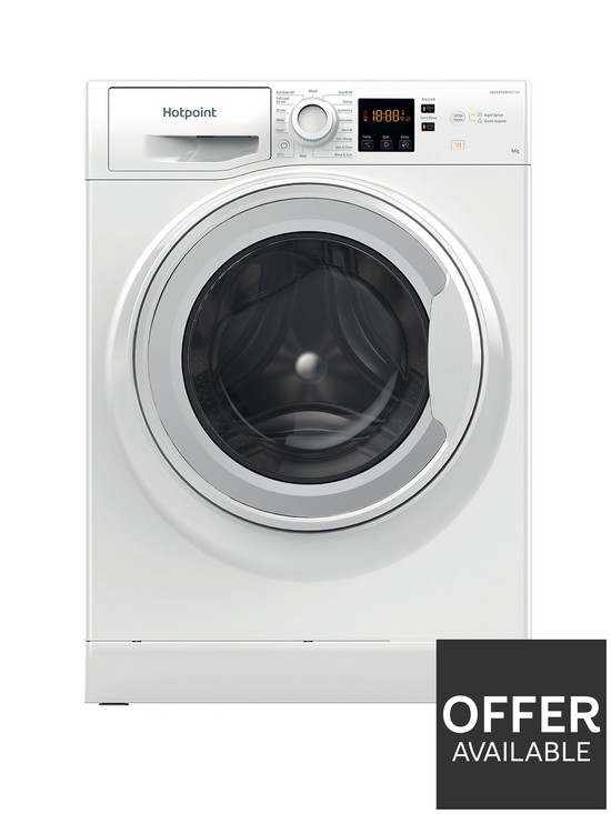 front image of hotpoint-nswm864cwukn-8kg-load-1600rpm-spin-washing-machine-white