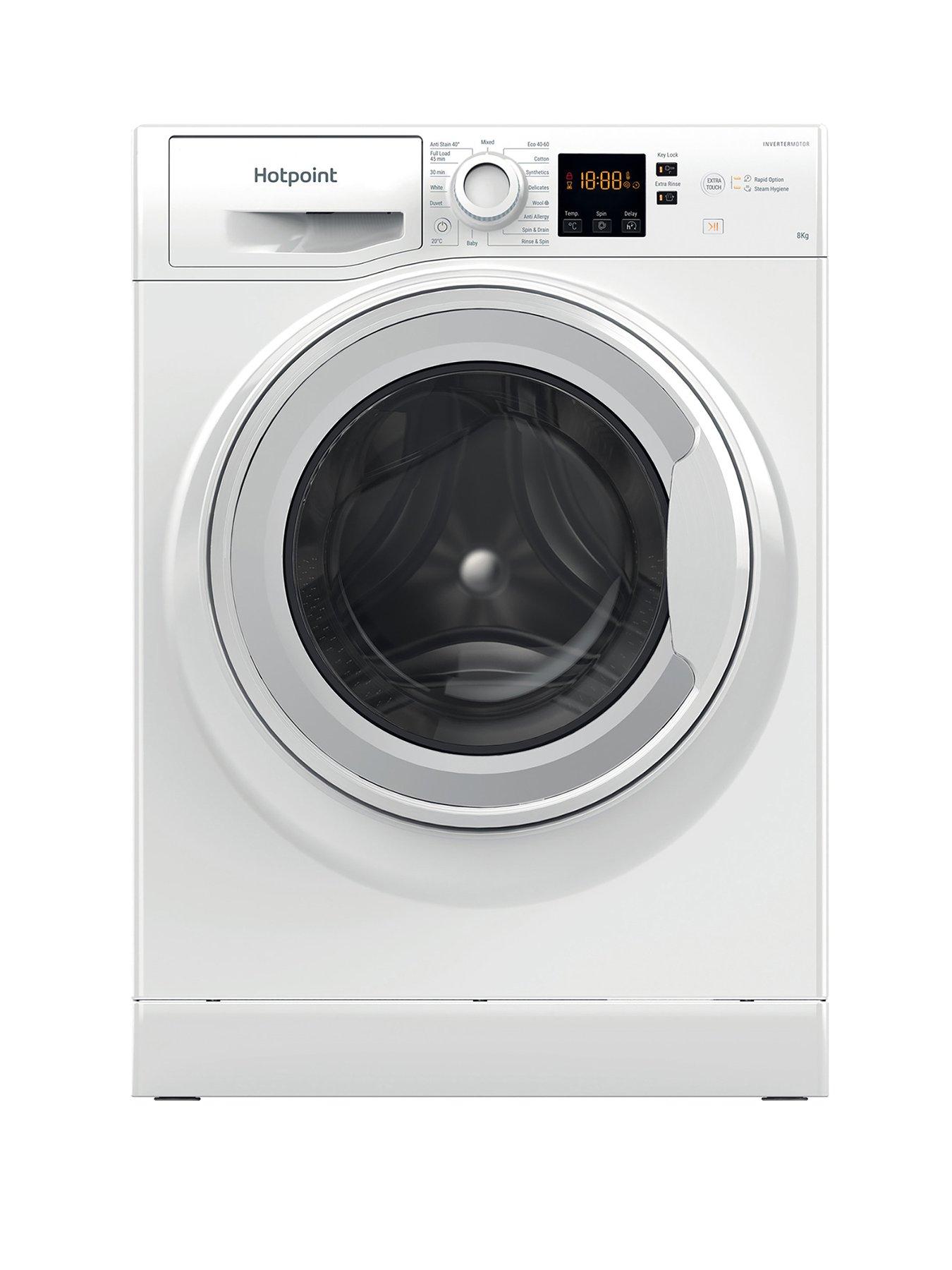 undefined NSWM864CWUKN 8kg Load, 1600rpm Spin Washing Machine - White