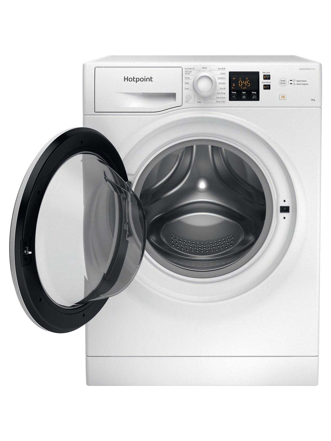 Hotpoint NSWM945CWUKN 9kg Load, 1400rpm Spin Washing Machine White