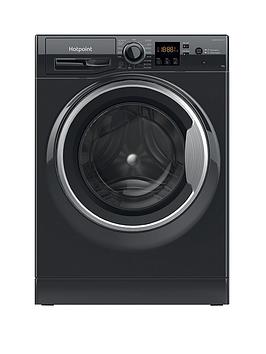 Hotpoint Nswm965Cbsukn 9Kg Load, 1600Rpm Spin Washing Machine - Black
