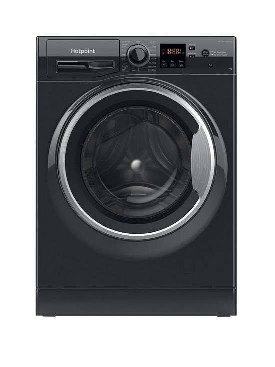 front image of hotpoint-nswm965cbsukn-9kg-loadnbsp1600rpm-spin-washing-machine-black