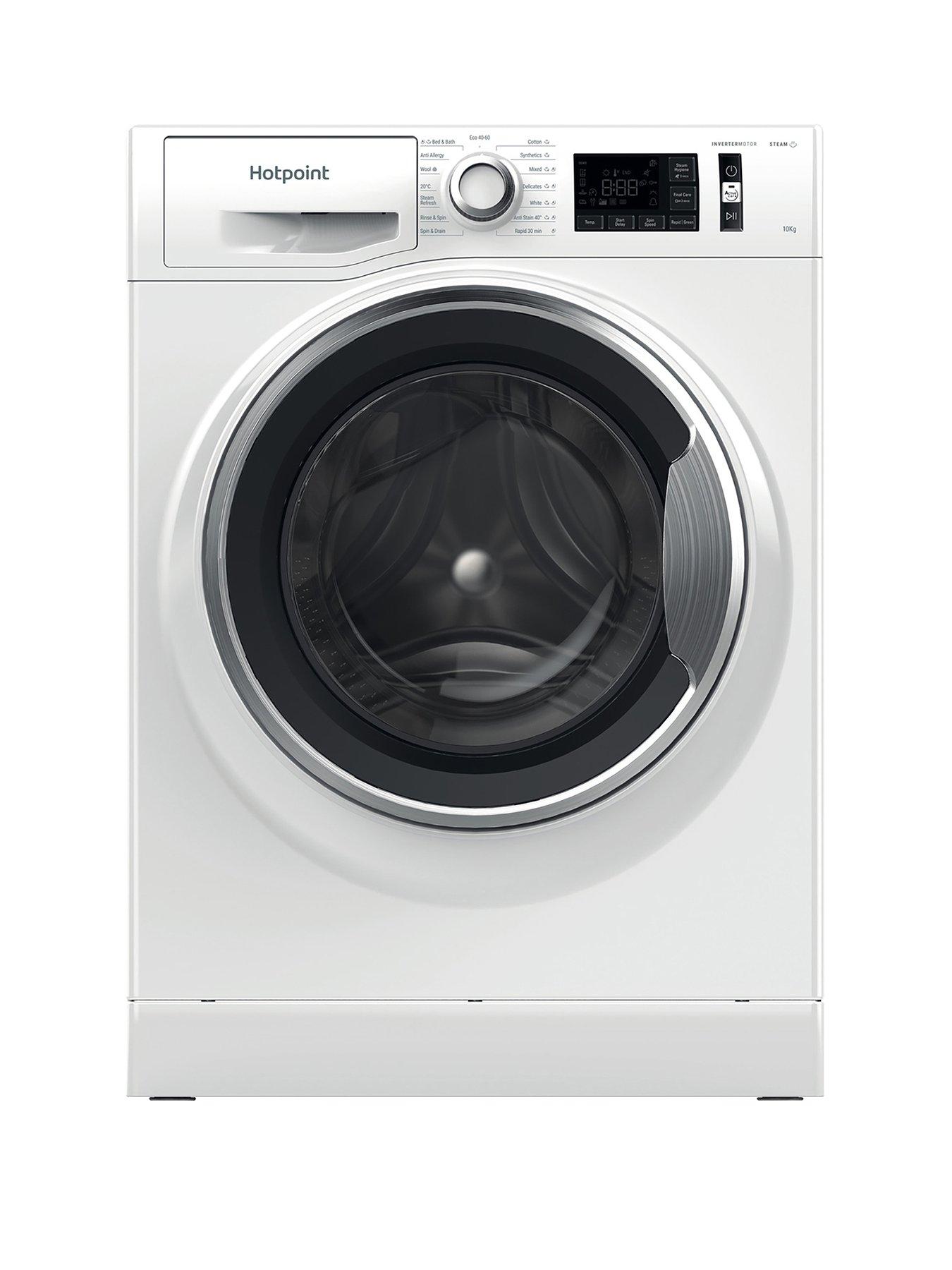 Product photograph of Hotpoint Activecare Nm111046wcaukn 10kg Load 1400rpm Spin Washing Machine from very.co.uk