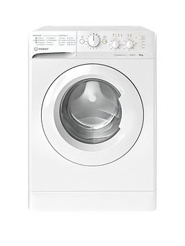 Indesit Mtwc91295Wukn 9Kg Load, 1200Rpm Spin Washing Machine - White
